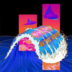 on the wave