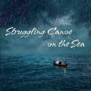 Struggling Canoe on the Sea