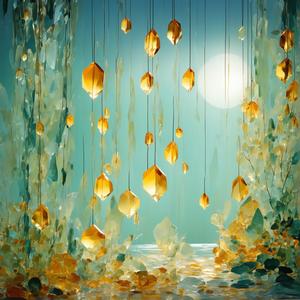 Golden Crystal Lights