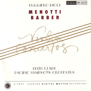 Menotti/Barber: Violin Concertos