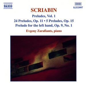 SCRIABIN: Preludes, Vol. 1