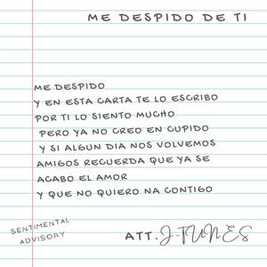 Me Despido De Ti (Radio Edit)