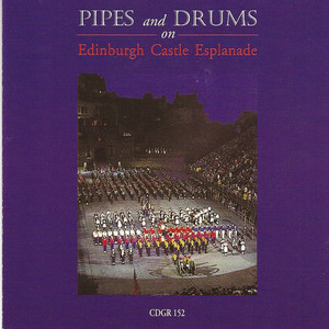 Pipes And Drums On Edinburgh Castle Esplanade