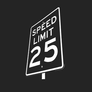 speed limit of 25 mph sign (Explicit)