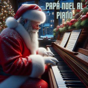 Papá Noel al piano