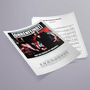 Auf die Fresse ist umsonst (Noten-Playalong)