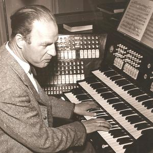 Conrad Baden spiller verker av Scheidt på Hurumorgelet, 1967. Del 1