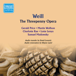 Die Dreigroschenoper (The Threepenny Opera) (arr. M. Blitzstein) - Act I: Wedding Song (4 Gangsters)