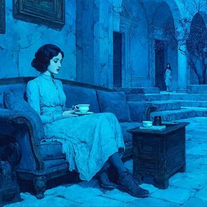 a sunbeam on the floor