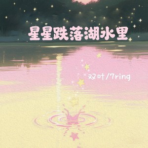 星星跌落湖水里