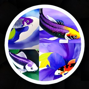 Purple Koi