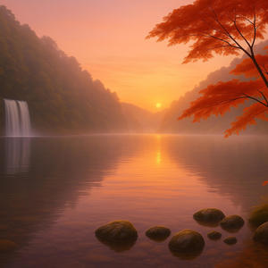 Lago Zen al Amanecer con Piano Relajante