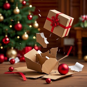 Gift Drop Gone Wrong christmas