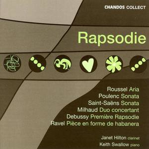 POULENC / RAVEL / DEBUSSY / SAINT-SAENS / ROUSSEL / MILHAUD: Works for Clarinet and Piano