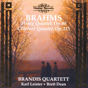 Brahms, String Quintet, Op 88, Clarinet Quintet,Op 115