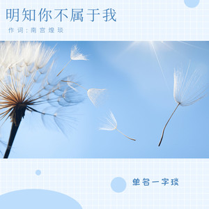 明知你不属于我