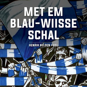 Met em blau-wiisse Schal