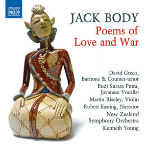 Body, J.: Palaran: Songs of Love and War / Meditations on Michelangelo / Poems of Solitary Delights (New Zealand Symphony, K. Young)