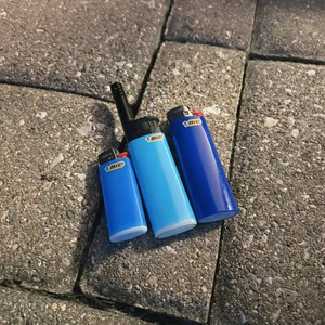 Blue Lighters