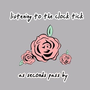 listening to the clock tick as seconds pass by