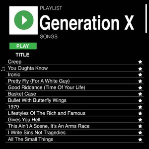 Generation X Rock Songs