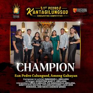 San Pedro Calungsod. among Gabayan (feat. Erika Cabillon, Pia Emmanuelle Abellana, Lyh Ann Navarro, Lian Loise Bordora, Mary Flovil Racaza, Aury Abellana & Nikko Andrew Mingo)