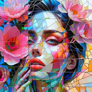 Walking down the street