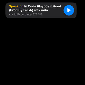 Speaking In Code (Explicit)