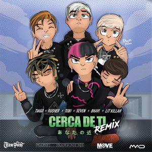 Cerca de ti (feat. Rusherking, Bhavi, Tobi) (Remix)