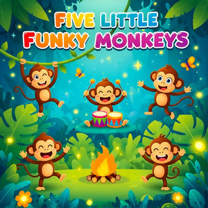 Five Little Funky Monkeys