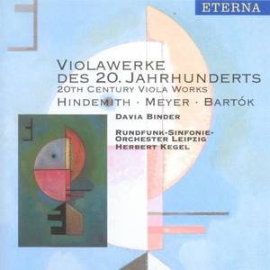 HINDEMITH, P.: Trauermusik / MEYER, E.H.: Poem / BARTOK, B.: Viola Concerto (Binder, Leipzig Radio S