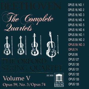 Beethoven, L.: String Quartets (Complete) , Vol. 5 - Nos. 9 and 10 (Orford String Quartet)