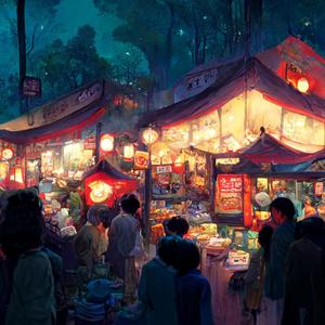 japanese night market