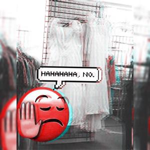 Bridezilla at the thrift