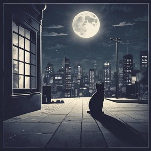 El gato en la noche
