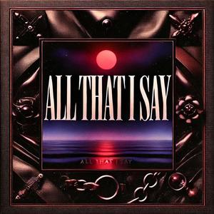 All that I say (Explicit)