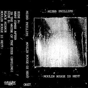 in the white of the eyes (smiling)