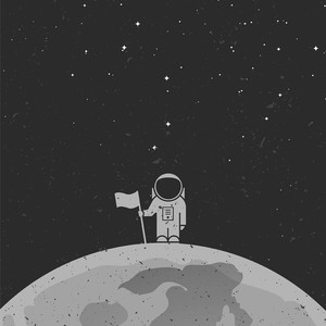 Man on the moon