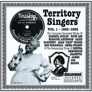 Territory Singers Vol. 1 (1922-1928)