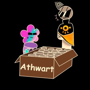 Athwart