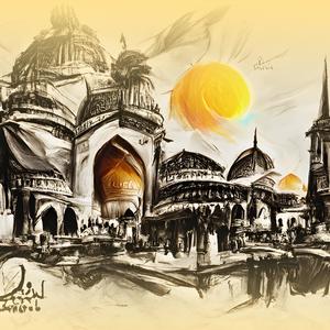 knight arriving in Egypt