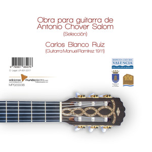 Obra para guitarra de Antonio Chover Salom (Selección)