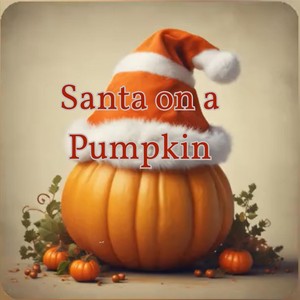 Santa on a Pumpkin