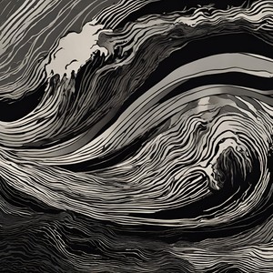 Dark Ocean Waves