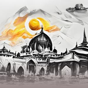 Knight going into battle