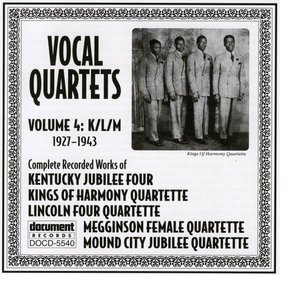 Vocal Quartets Vol. 4 K/L/M (1927-1943)