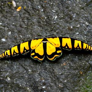 Caterpillar Butterfly (Explicit)