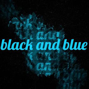 black and blue