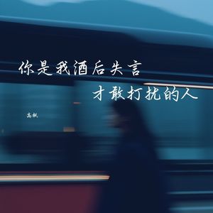 你是我酒后失言才敢打扰的人