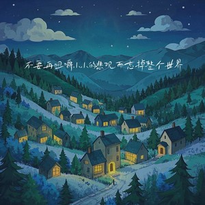 不要再咀嚼小小的悲观而忘掉整个世界